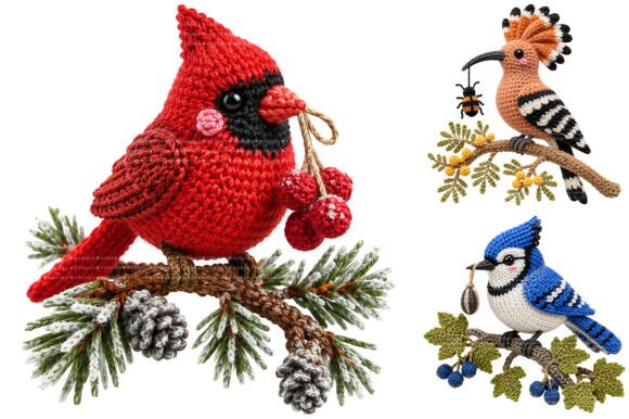 Download Crochet Bird Clipart Bundle - Clipart bundle Collection
