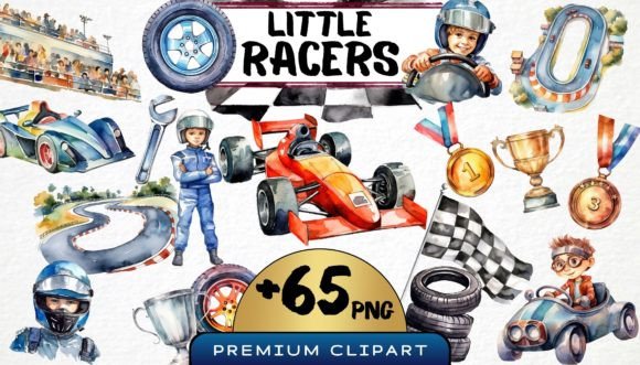 Download Racing Nursery Clipart Bundle - Clipart bundle Collection