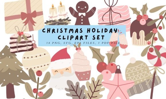 Download Christmas Holiday Clipart Bundle - Clipart bundle Collection
