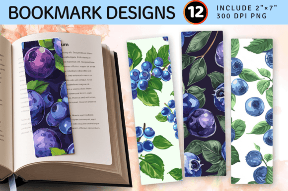 Download Blueberry PNG Bookmark Design - Blueberry png Collection
