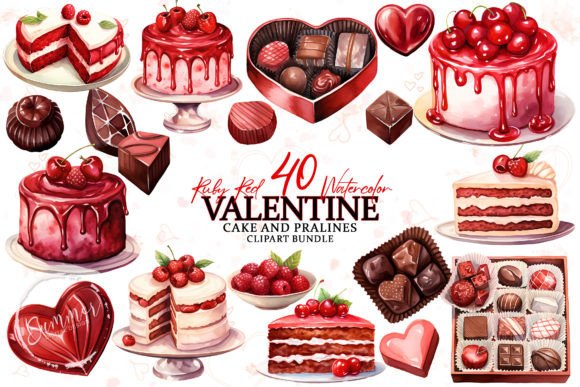Download Valentines Day Cakes &amp; Pralines Boutique - Valentines Collection