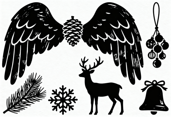 Download Rustic Christmas Clipart Bundle - Clipart bundle Collection