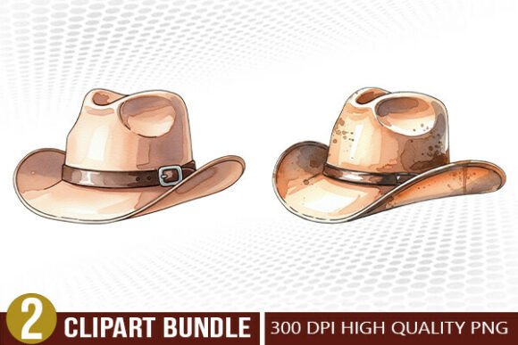Download Vintage Cowboy Hat PNG Clipart Bundle - Clipart bundle Collection