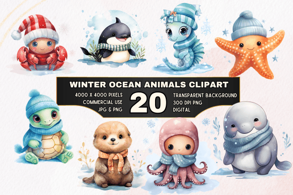 Download 20 Ocean Holiday Clipart Bundle - Clipart bundle Collection