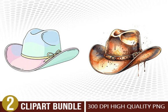 Download Vintage Cowboy Hat PNG Clipart Bundle - Clipart bundle Collection